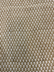 Gravina Block Print Handloom Linen Fabric